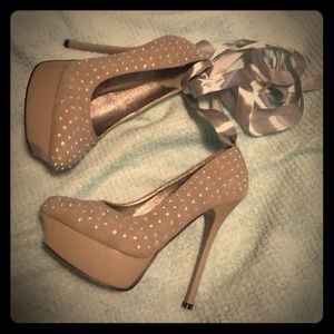 Gray colored Heels by REDKISS